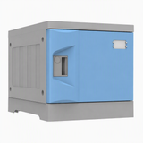 ABS student backpack locker 384mm full height in blue - Newstar Singapore