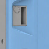 Recessed handle and lock on the G286 ABS student locker door
