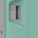Recessed handle and lock on the G286 ABS student locker door