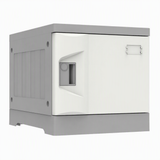ABS student backpack locker 384mm full height in white - Newstar Singapore