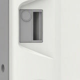Recessed handle and lock on the G286 ABS student locker door