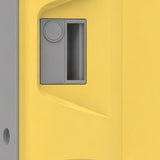 Recessed handle and lock on the G286 ABS student locker door