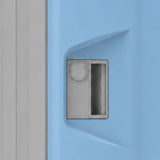 Recessed handle and lock on the G456 ABS student locker door