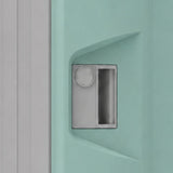 Recessed handle and lock on the G456 ABS student locker door