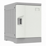 ABS student backpack locker 554mm junior height in white - Newstar Singapore