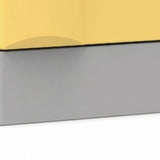 Base plinth detail of the G456 ABS student locker