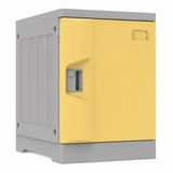 ABS student backpack locker 554mm junior height in yellow - Newstar Singapore