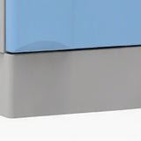 Base plinth detail of the G606 ABS student locker
