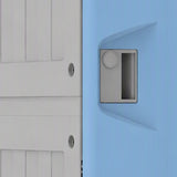 Recessed handle and lock on the G606 ABS student locker door