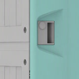 Recessed handle and lock on the G606 ABS student locker door