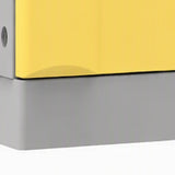 Base plinth detail of the G606 ABS student locker