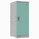 ABS student backpack locker 1024mm full height in green - Newstar Singapore