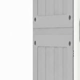 ABS locker body panel and door joint detail in white