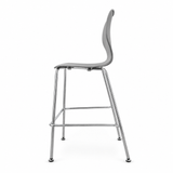 Newstar stackable bar chair, side profile