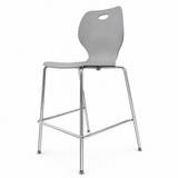 Newstar stackable bar chair, three-quarter view