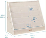 Mobile Classroom Book Display Shelf with Lockable Castors