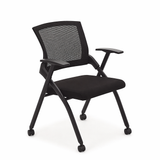 Newstar Foldable Guest Chair with Optional Writing Tablet — Training & Conference | Singapore