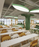 Nova Fold folding chairs in a school canteen