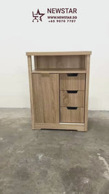 Floor Cabinet, Free Standing Cabinet With 3 drawers