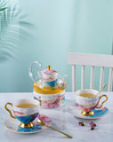 Newstar Heating Scented Tea Pot, European Tea Sets, Heat-resistant Glass, Afternoon Tea, Filter Teapot