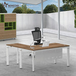 Modern Melamine White Aluminium Executive Office Desk BA-95 Series
