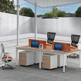 Modern Melamine White Aluminium Executive Office Desk BA-95 Series