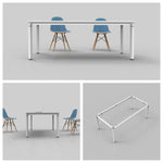 Modern Melamine White Aluminium Executive Office Desk BA-95 Series