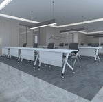 Modern Wood Office Desk Movable Conference Table Folding Table BA-86 Series