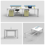 Luxury Open Space Office Conference Desk Furniture Executive Aluminium Meeting Table BA-93 Series
