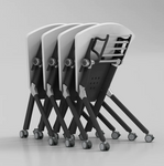 New Design High Quality Folding Desk Training Table Foldable Desk BS Series