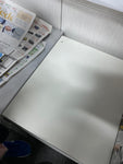 White Metal Pedestal