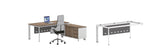 Modern High Quality Office Furniture Aluminium Workstation Table Executive Desk Legs BA-92 Series